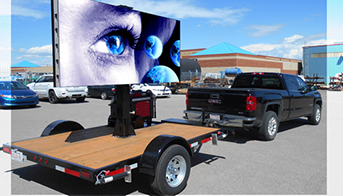 MOBILE LED SCREEN BILLBOARD TRAILER