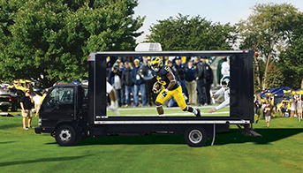 Truck Configured Large Screens