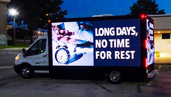 OUTDOOR LED BILLBOARD TRUCKS