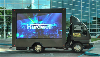 Experiential marketing LED billboard truck