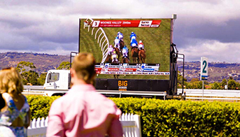 The Relative Advertising Value Of Big Screen Truck