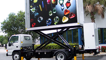 Outdoor Moving Led Vehicle