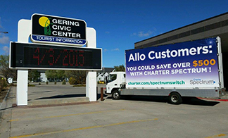 Our Moving Billboard Truck Demands Attention
