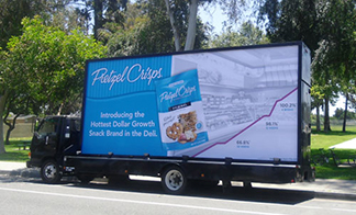 Billboard of Mobile Advertising Truck