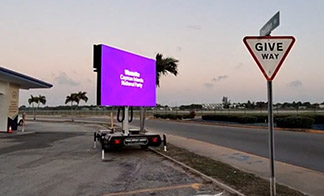 Four core advantages and strategic values of LED trailer promotion in overseas market