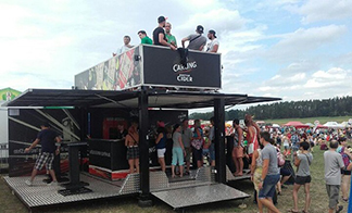 Stage Container Trucks for Community Events and Cultural Festivals